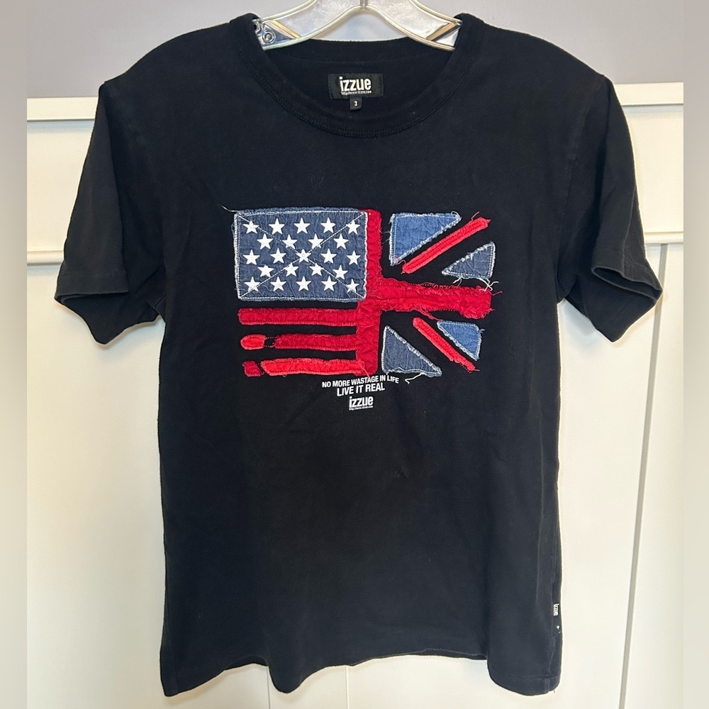 Izzue Union Jack patch T-shirt